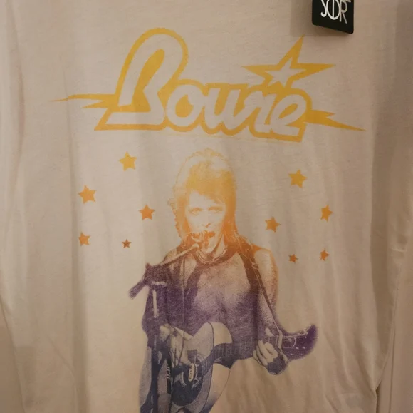 David Bowie Band Tee by Chaser NWT - Picture 7 of 7